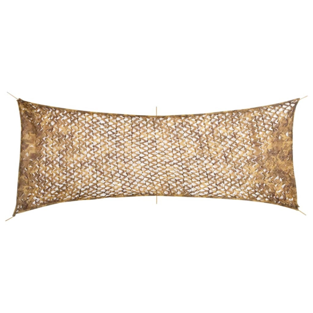 Produktbild för Camouflagenät med förvaringsväska 525x205 cm sand