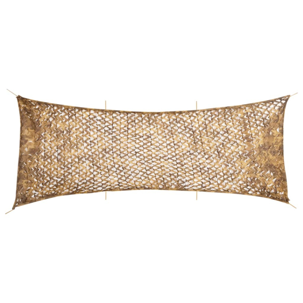 Produktbild för Camouflagenät med förvaringsväska 623x203 cm sand