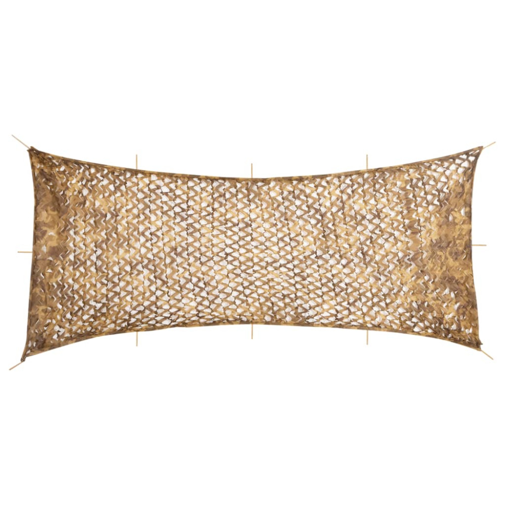 Produktbild för Camouflagenät med förvaringsväska 844x429 cm sand