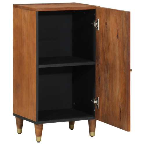 vidaXL Sideboard med hylla Brun 40 x 33 x 75 cm Massivt mangoträ