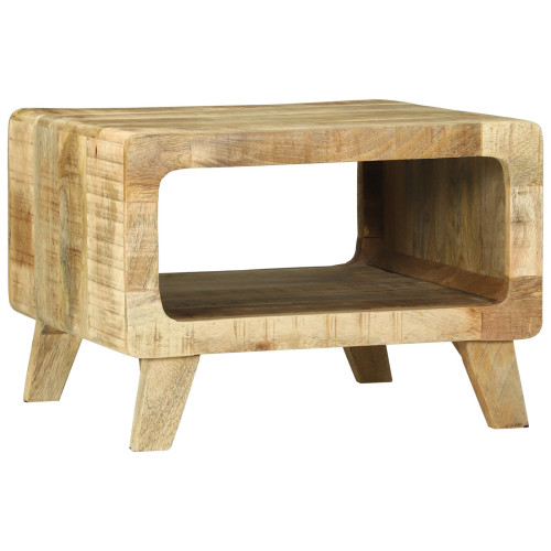 vidaXL Kaffeebord Brun 50 x 50 x 35 cm Massivt mangoträ