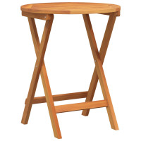 Produktbild för Trädgårdsbord Naturfärg 60 x 60 x 72 cm Massivt Akaciaträ