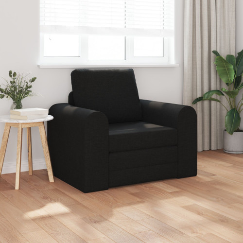 vidaXL Soffsäng Svart 98 x 71 x 83 cm tyg