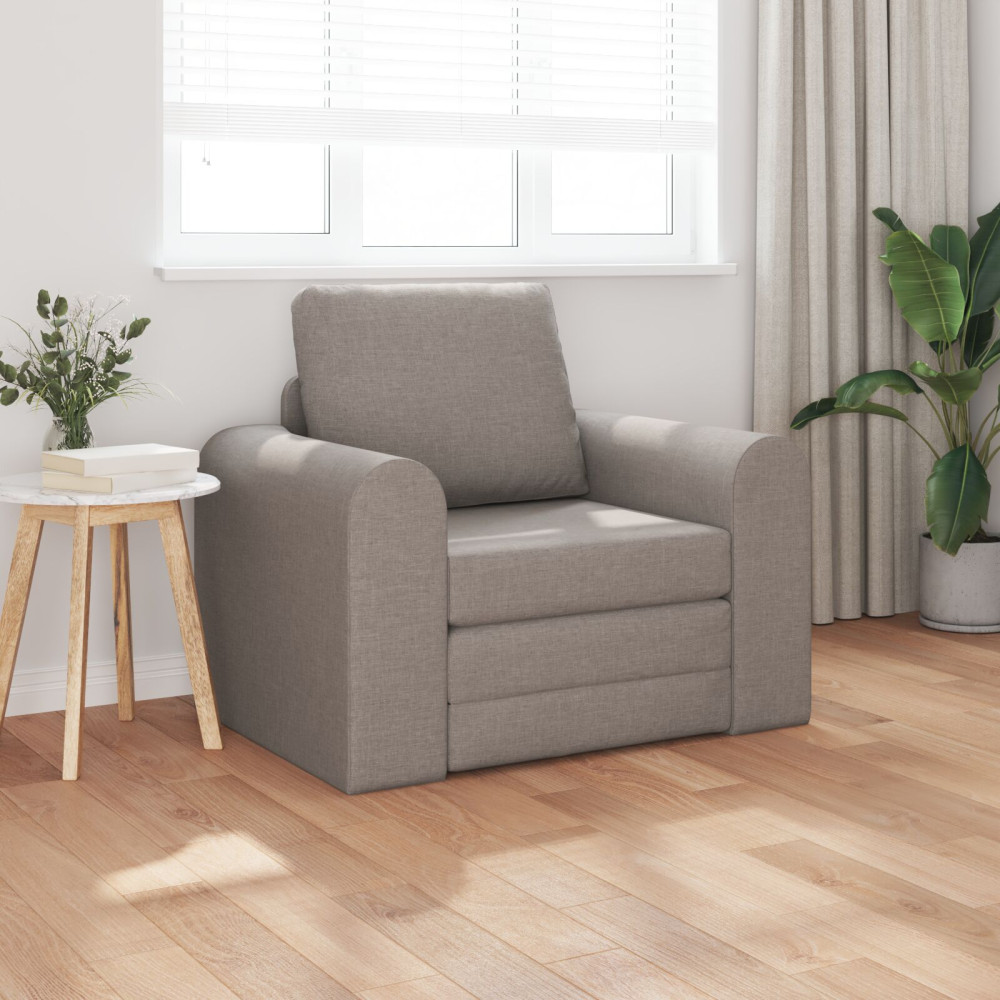 Produktbild för Soffsäng Taupe 98 x 71 x 83 cm tyg