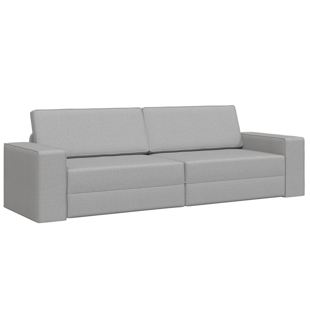 Produktbild för Soffsäng Moln Grå 245 x 78 x 77 cm tyg
