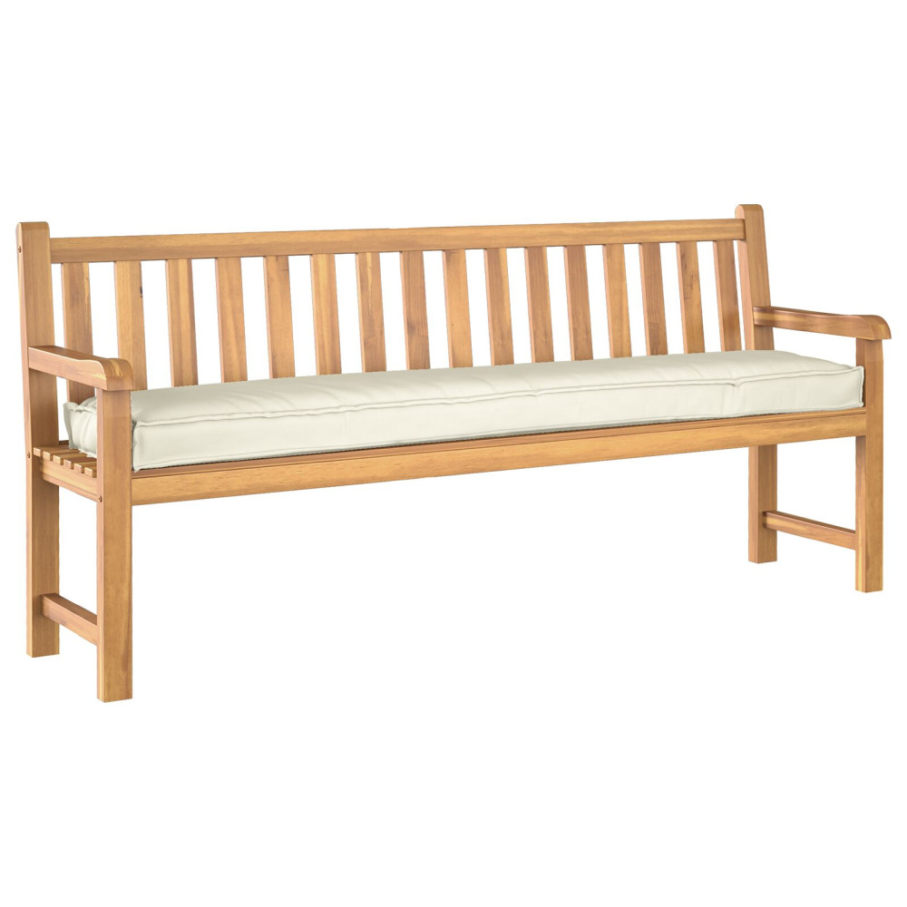 Produktbild för Pallkudde Kräm 180 x 40 x 8 cm Oxford Tyg