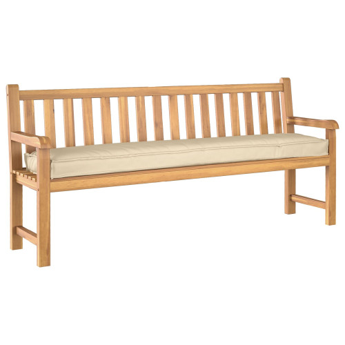 vidaXL Pallkudde Beige 180 x 40 x 8 cm Oxford Tyg