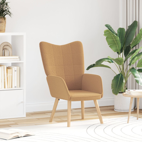 vidaXL fåtölj Beige 62 x 67 x 95,5 cm Sherpa tyg