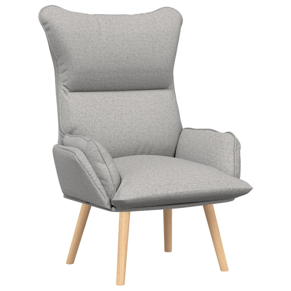 Produktbild för fåtölj Moln Grå Tyg och plywood