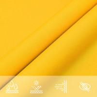 Produktbild för Solskydd segel gult 2x2x2 m 100% polyester oxford