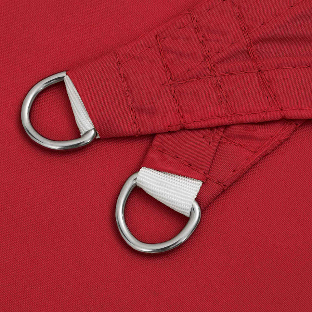 Produktbild för Solskydd segel rött 2x2x2 m 100% polyester Oxford