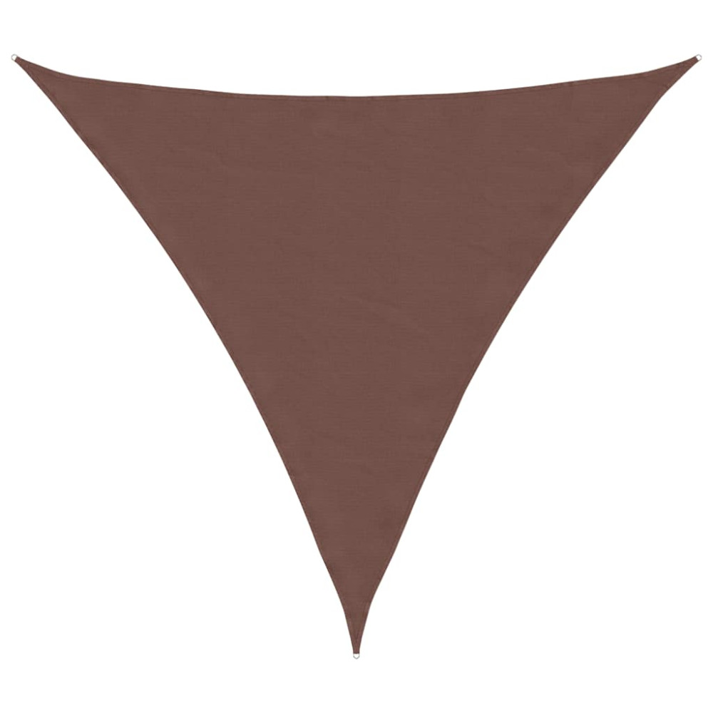 Produktbild för Solskydd brun 2x2x2 m 100% polyester Oxford