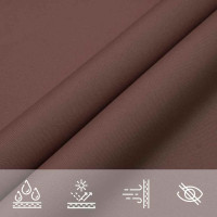 Produktbild för Solskydd brun 2x2x2 m 100% polyester Oxford