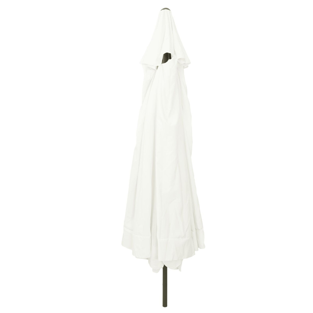 Produktbild för Trädgårdsparasol Sand 394 x 394 x 248 cm Polyester och Stål
