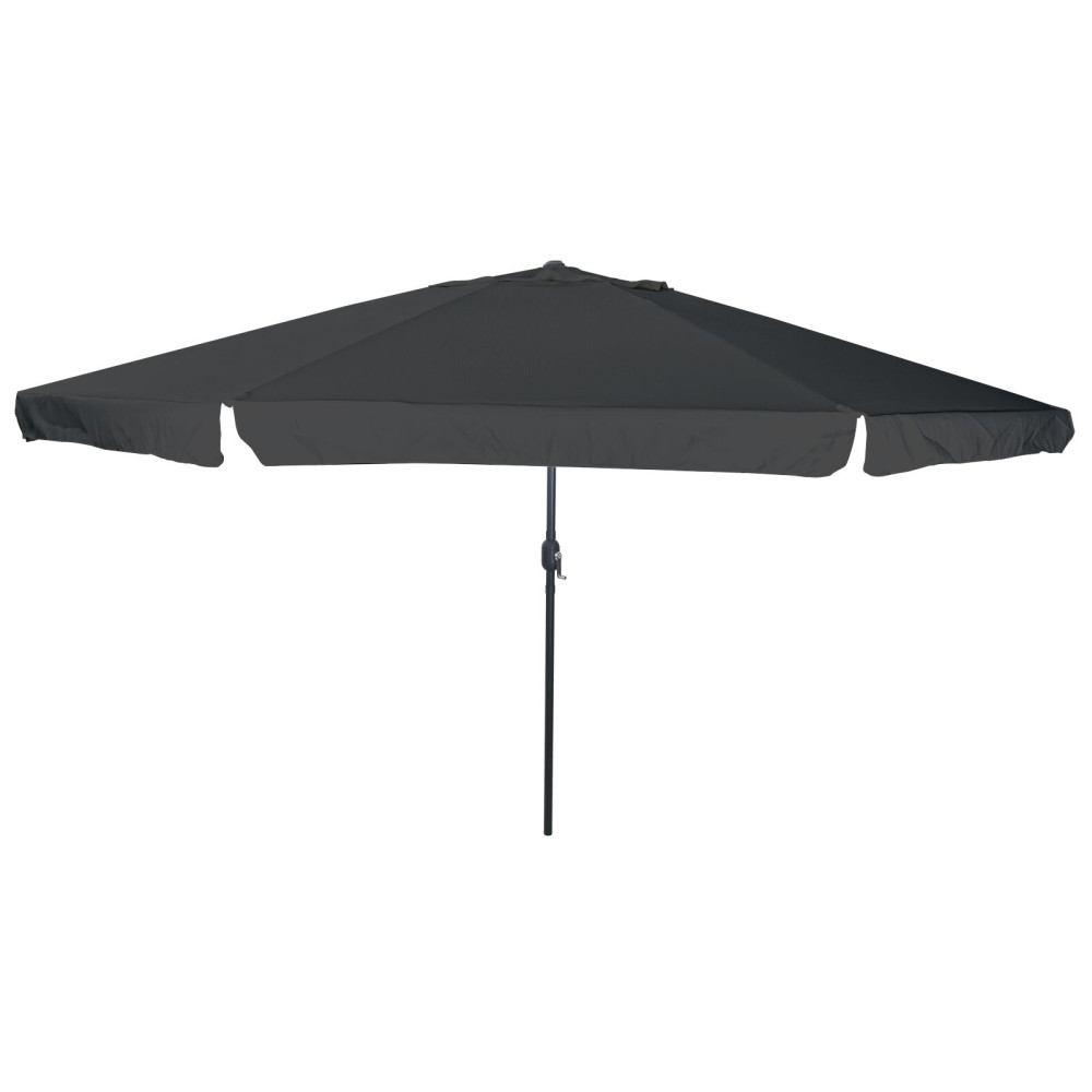 Produktbild för Trädgårdsparasol Antracit 394 x 394 x 248 cm Polyester och Stål