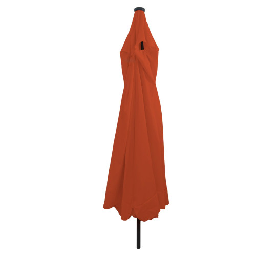 vidaXL Trädgårdsparasol Terracotta 395 x 395 x 245 cm Polyester