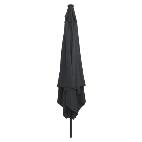 vidaXL Trädgårdsparasol Antracit 295 x 295 x 245 cm Polyester och Stål