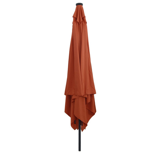 vidaXL Trädgårdsparasol Terracotta 295 x 295 x 245 cm