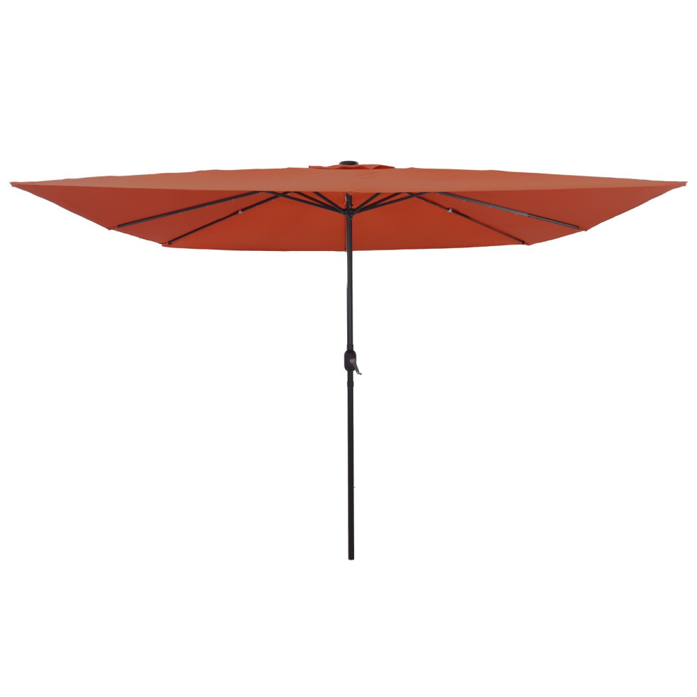 Produktbild för Trädgårdsparasol Terracotta 295 x 295 x 245 cm