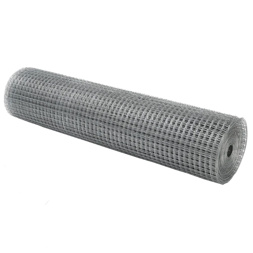 Produktbild för Svetsat trådstängsel 10000 x 40 cm Silver