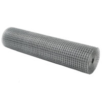 Produktbild för Svetsat trådstängsel 10000 x 40 cm Silver