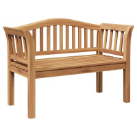 Produktbild för bänk Brun 120 x 53,5 x 85 cm Massivt teakträ