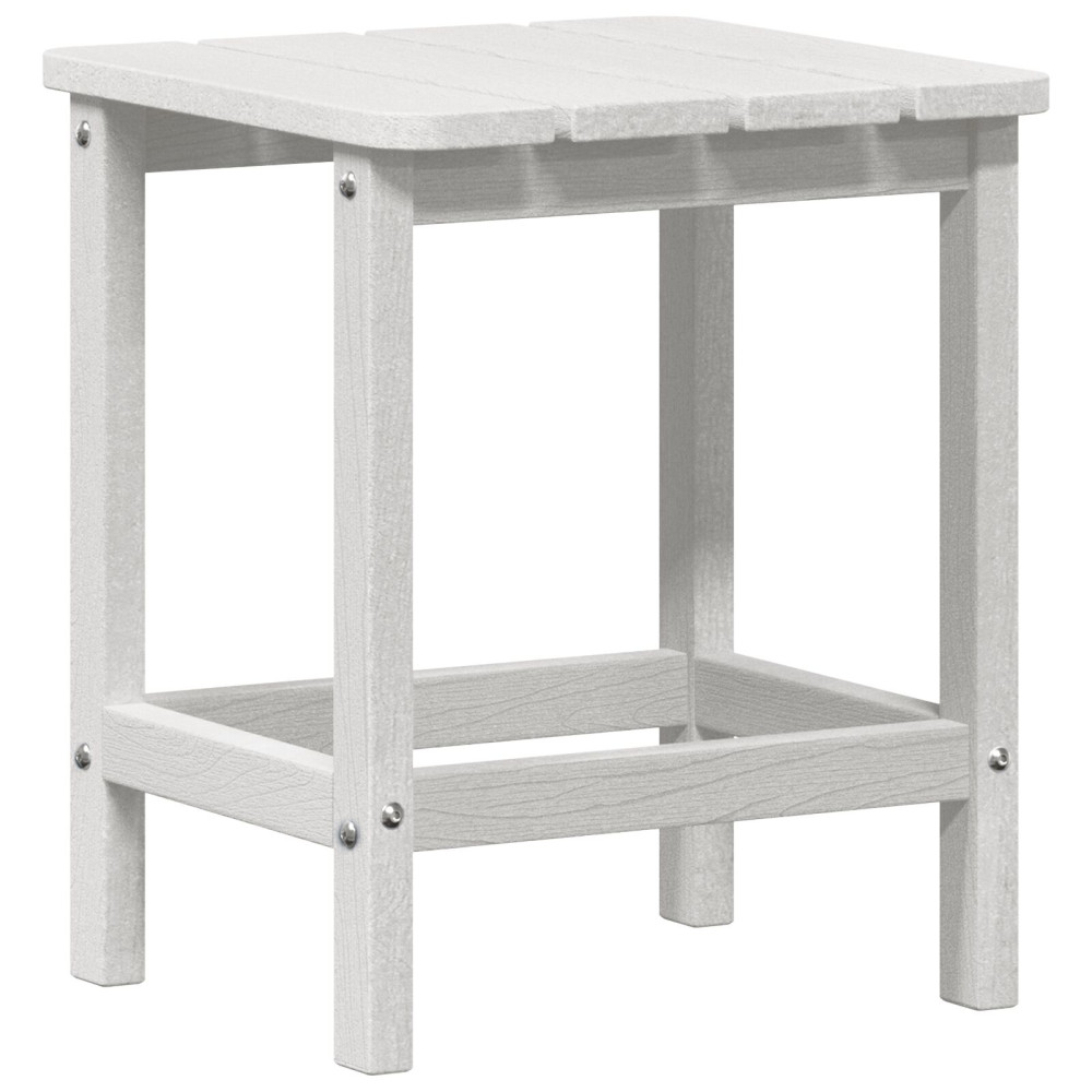 Produktbild för Sidobord Vit 38 x 38 x 46 cm polyeten