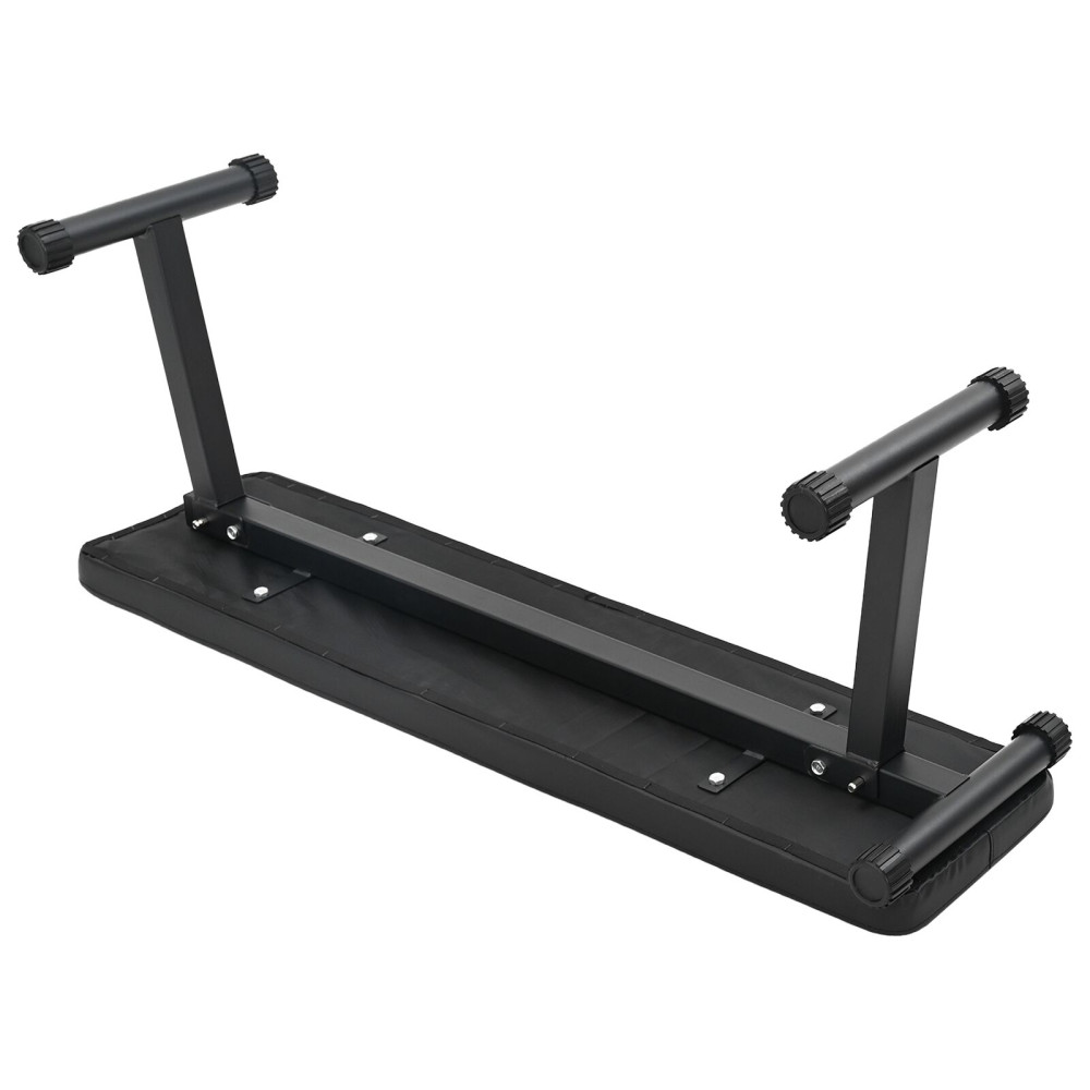 Produktbild för Vikbänk Svart 108 x 27 x 41 cm Pulverlackerat stål