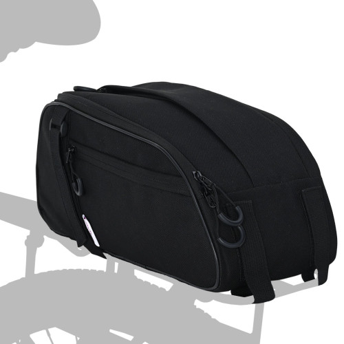 vidaXL Cykelväska Svart 38 x 16 x 16 cm Polyester