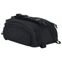 Produktbild för Cykelväska Svart 38 x 21 x 16 cm Polyester