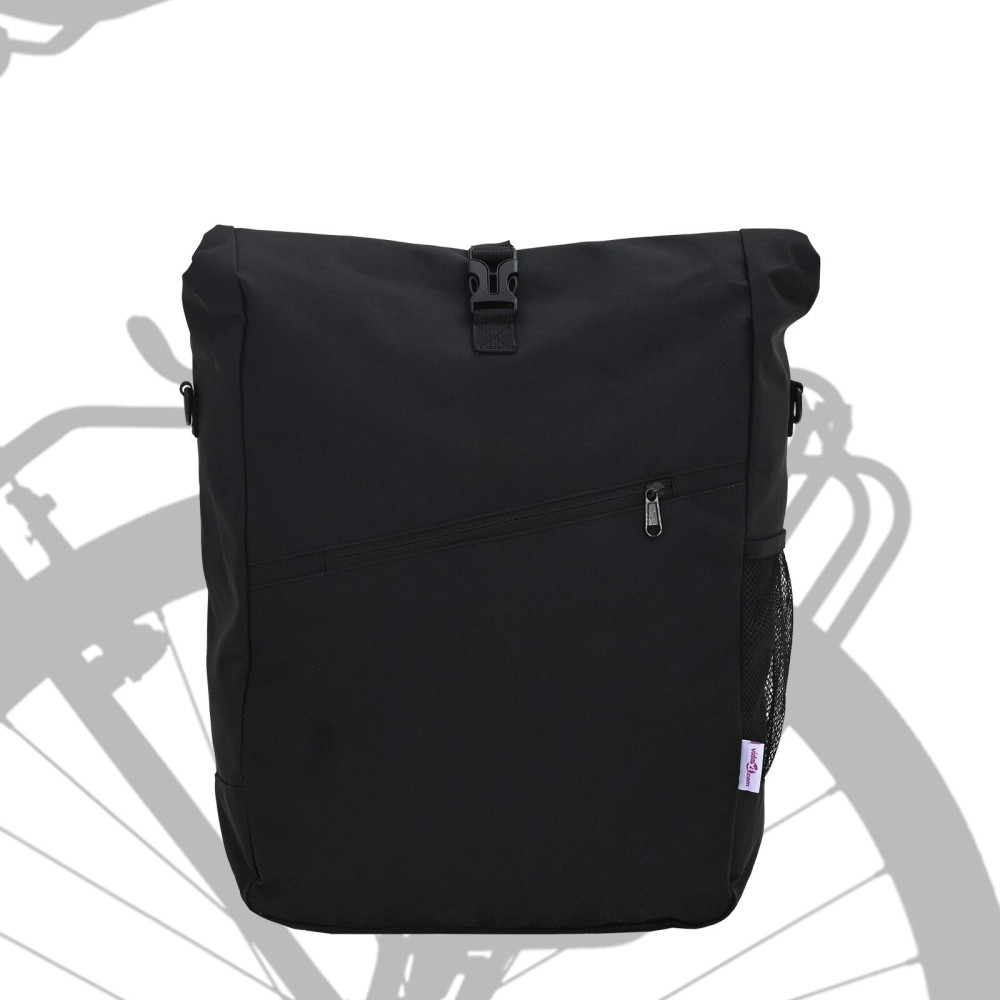 Produktbild för Cykelväska Svart 33 x 16 x 60 cm Polyester