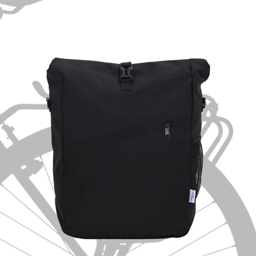 vidaXL Cykelväska Svart 33 x 16 x 60 cm Polyester