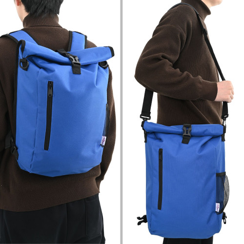 vidaXL Cykelväska Blå 31 x 13 x 58 cm Polyester