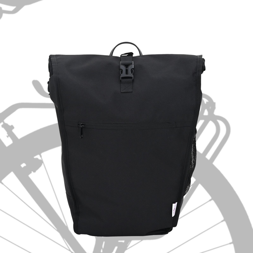Produktbild för Cykelväska Svart 34 x 16 x 59 cm Polyester