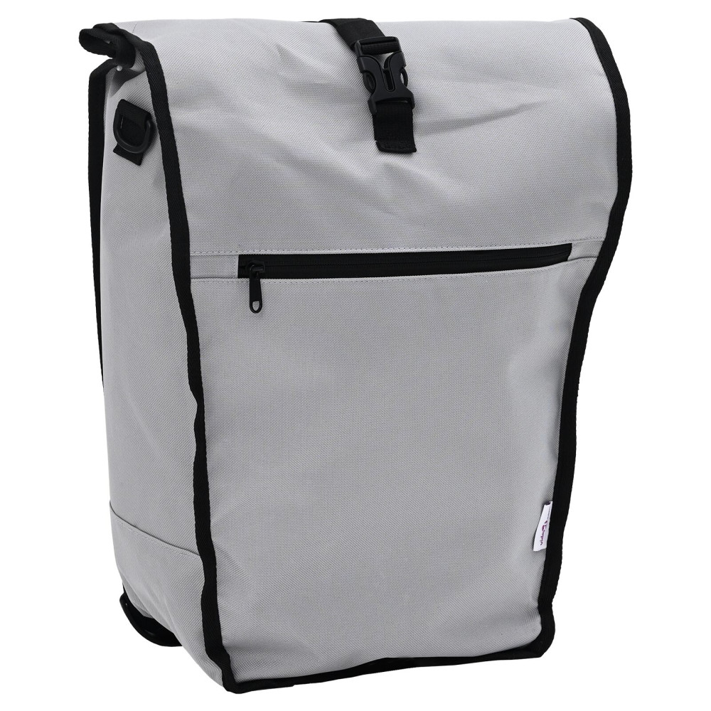 Produktbild för Cykelväska Grå 34 x 16 x 59 cm Polyester