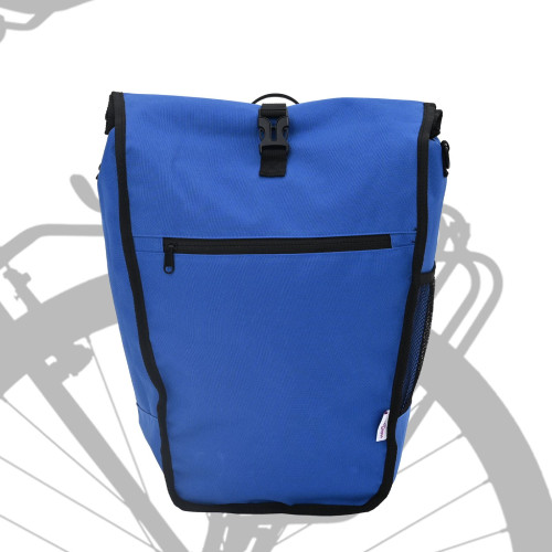 vidaXL Cykelväska Blå 34 x 16 x 59 cm Polyester - Cykeltillbehör