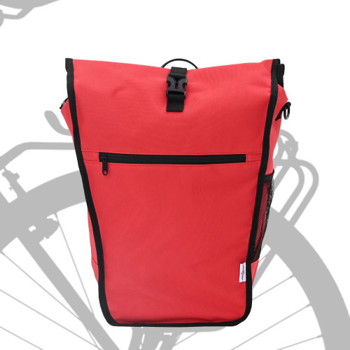 vidaXL Cykelväska Röd 34 x 16 x 59 cm Polyester