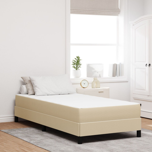 vidaXL Sängmadrass med madrass Salvia 90 x 200 cm tyg
