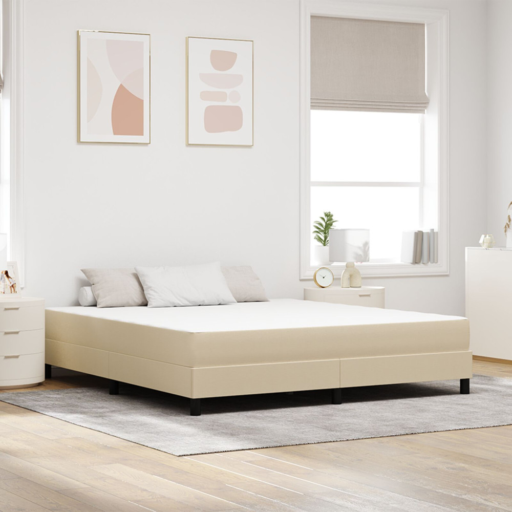 Produktbild för Sängmadrass med madrass Salvia 180 x 200 cm tyg