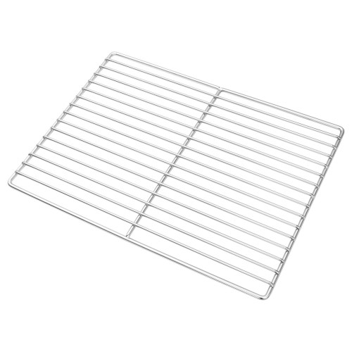 vidaXL Grillgaller Silver 40 x 30 cm Rostfritt stål