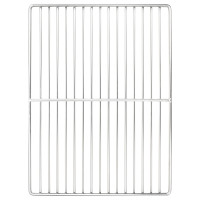 Produktbild för Grillgaller Silver 40 x 30 cm Rostfritt stål