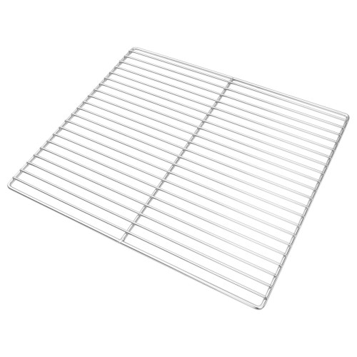 vidaXL Grillgaller Silver 45 x 40 cm Rostfritt stål