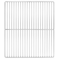 Produktbild för Grillgaller Silver 45 x 40 cm Rostfritt stål