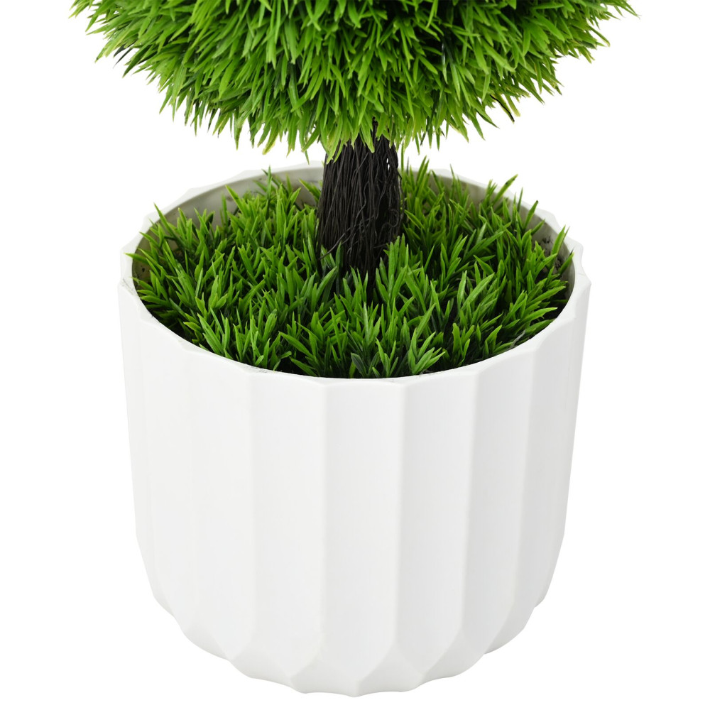 Produktbild för Kunstig Tall Grön 24 x 24 x 90 cm Plast