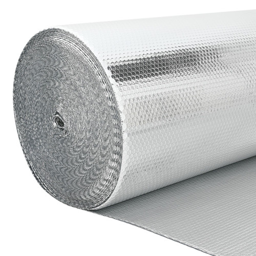 vidaXL Värmereflektor för element Silver 5 x 1 m polyeten