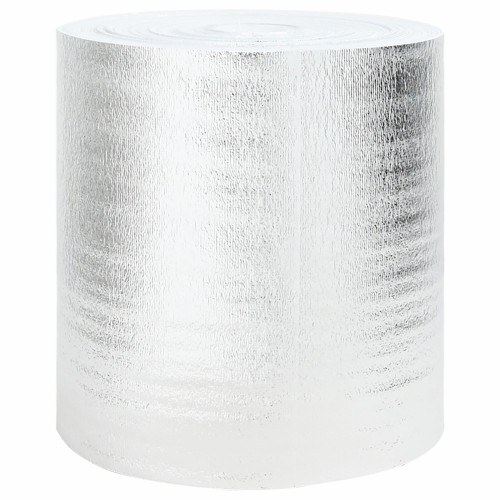 vidaXL Värmereflektor för element 2 pcs Silver 25 x 0,5 m polyeten