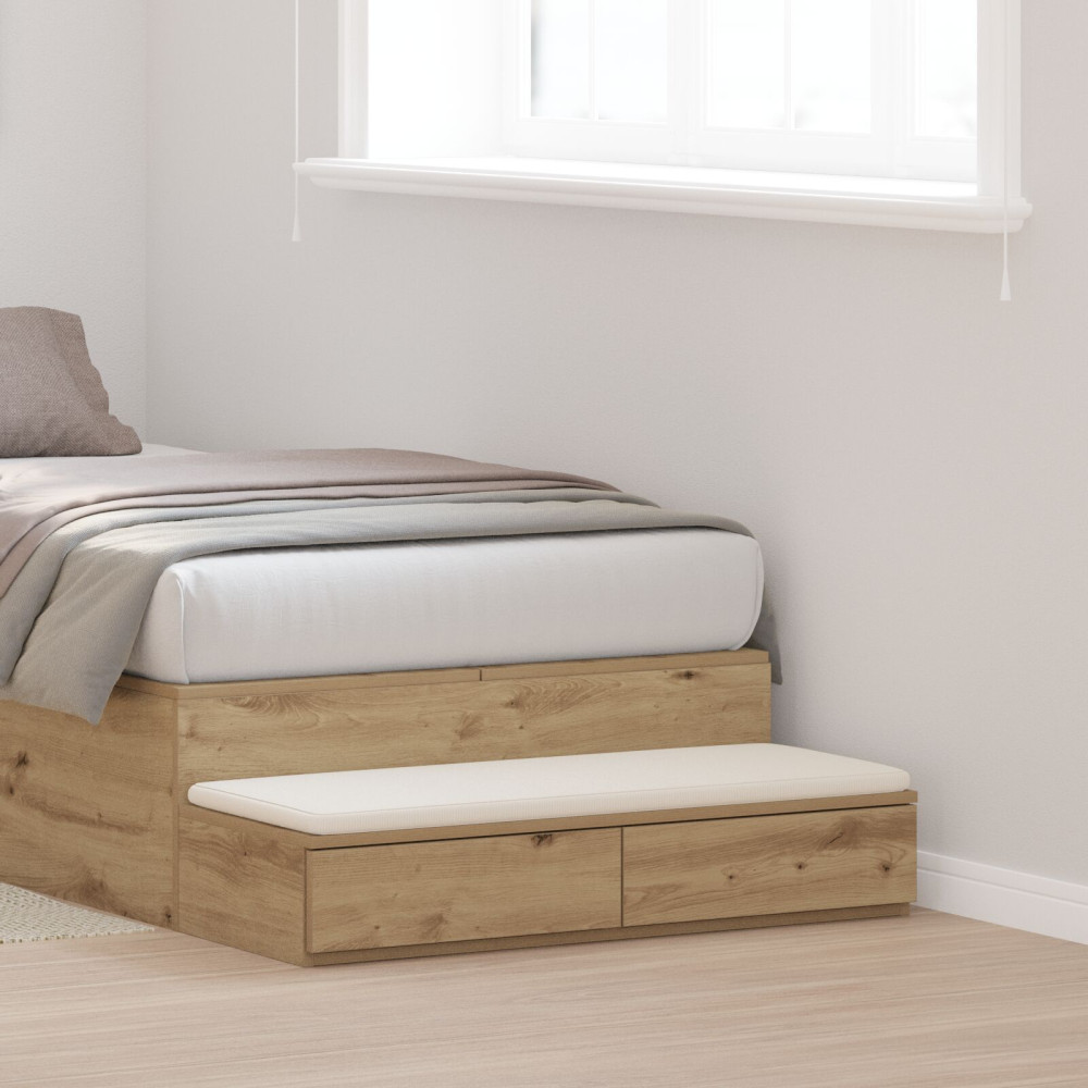Produktbild för Sänglådor Artisan Ek 75 x 36,5 x 16,5 cm Konstruerat trä