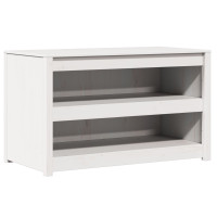 Produktbild för Köksskåp med hylla MEPPEL Vit 106 x 55 x 64 cm Massiv furu
