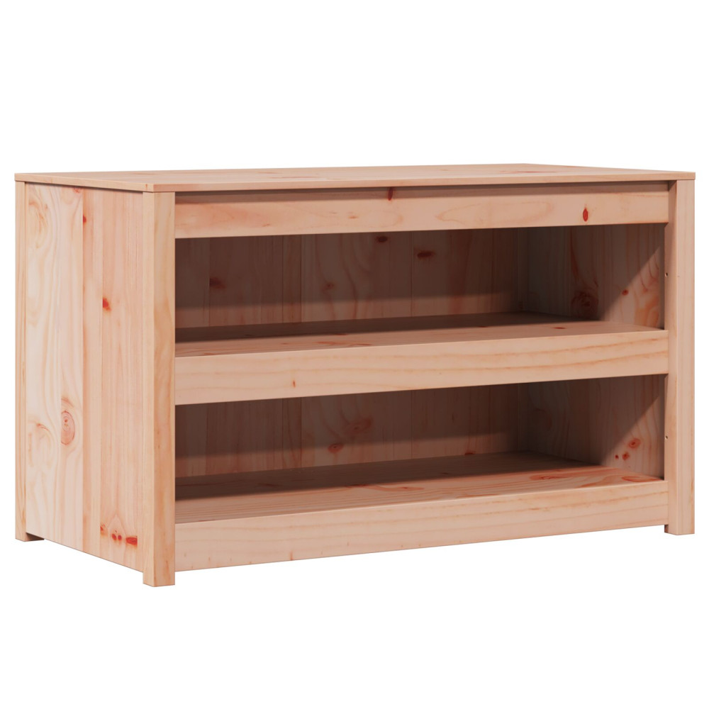 Produktbild för Köksskåp med hylla MEPPEL Brun Ek 106 x 55 x 64 cm Massiv furu