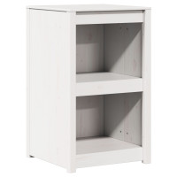 Produktbild för Köksskåp med hylla MEPPEL Vit 55 x 55 x 92 cm Massiv furu